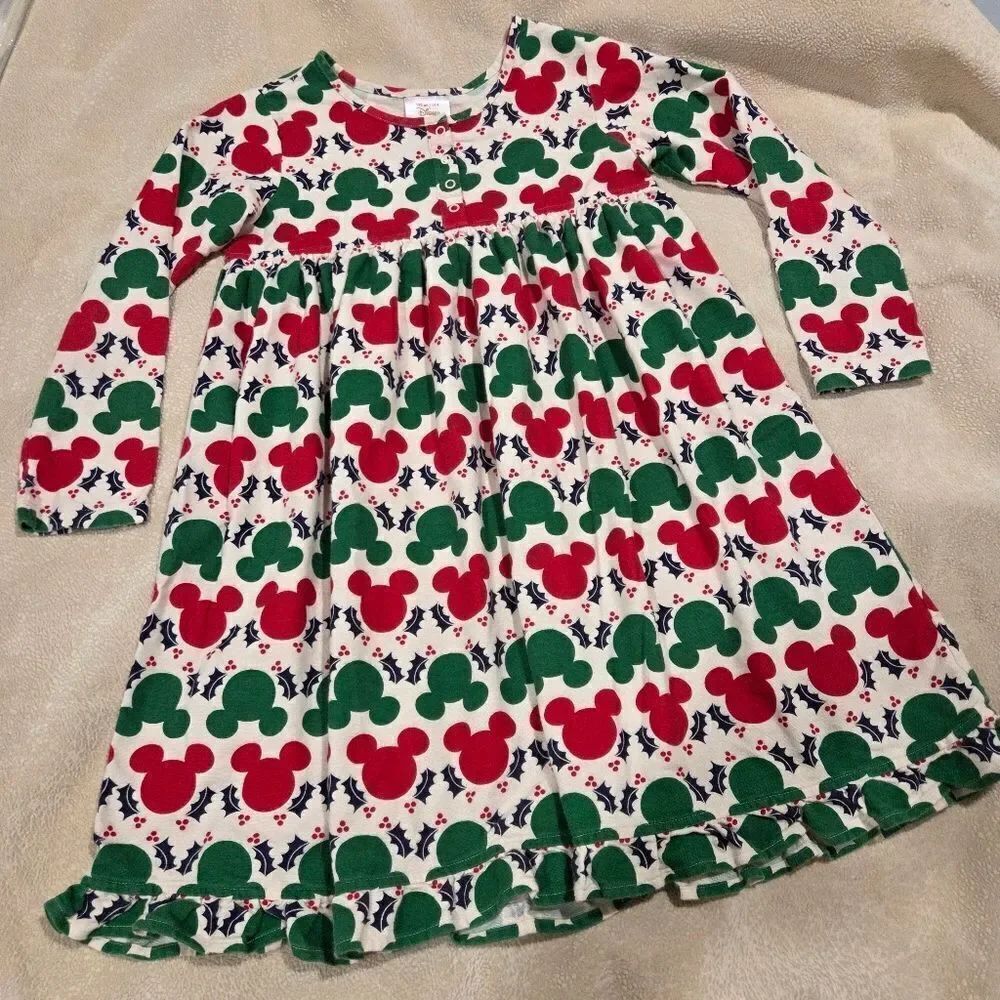 Hanna Andersson Disney Christmas Nightgown, Size 8 (130)